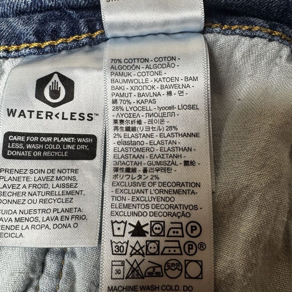 Levis 541 Men 34x34 (32x34) Athletic Taper Fit Medium Blue Wash Stretchable - Picture 2 of 7